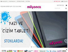 Tablet Screenshot of milyonca.com